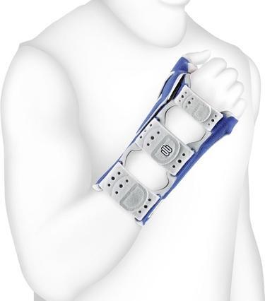 Actual product image ManuLoc Rhizo stabilizing orthosis size 3 left titanium (3)