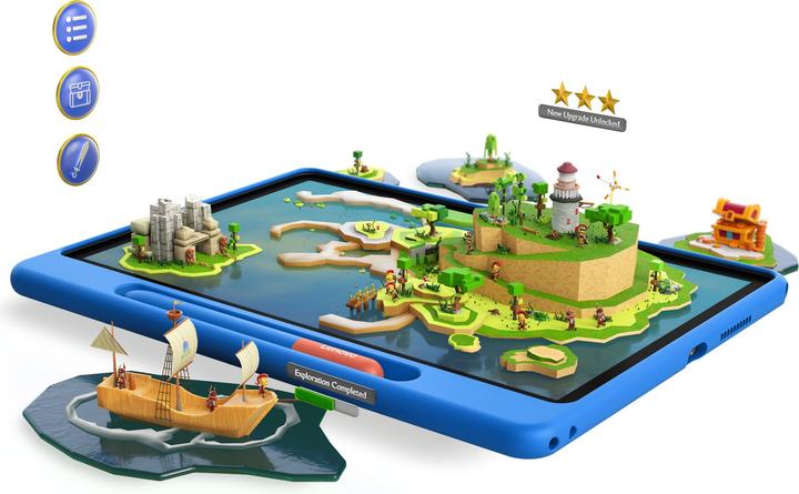 Produktbild Lenovo Tab + Kids Bumper (nur WLAN, 10.10", 128 GB, Luna Grey)