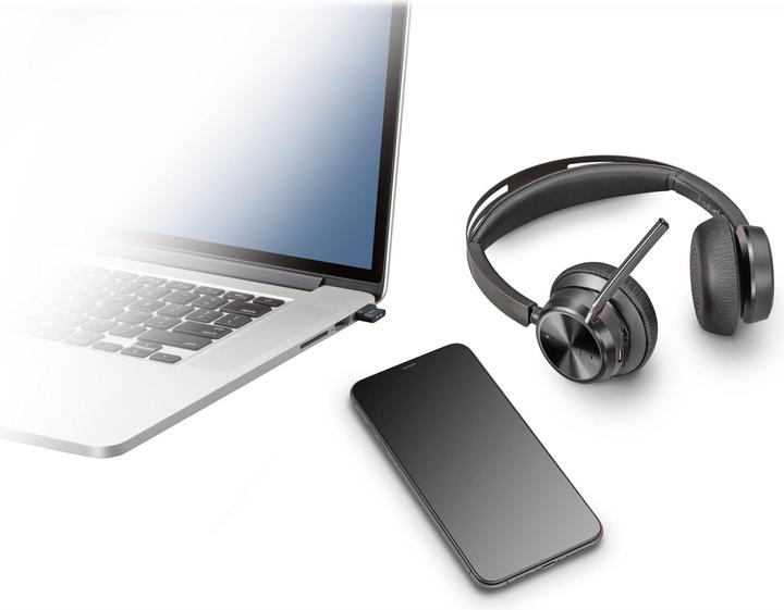 Actual product image Poly Headset Voyager Focus 2 MS (Wireless, Cable, USB-A)