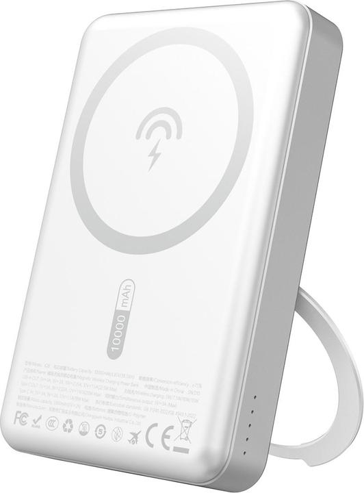 Produktbild Dudao K28 10000mAh PD 22.5W MagSafe Powerbank with Metal Case and Ring Stand - Silver (10000 mAh, 22.50 W)