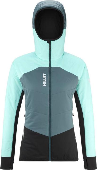 Millet Weisse Primaloft-Kapuzenjacke (L)