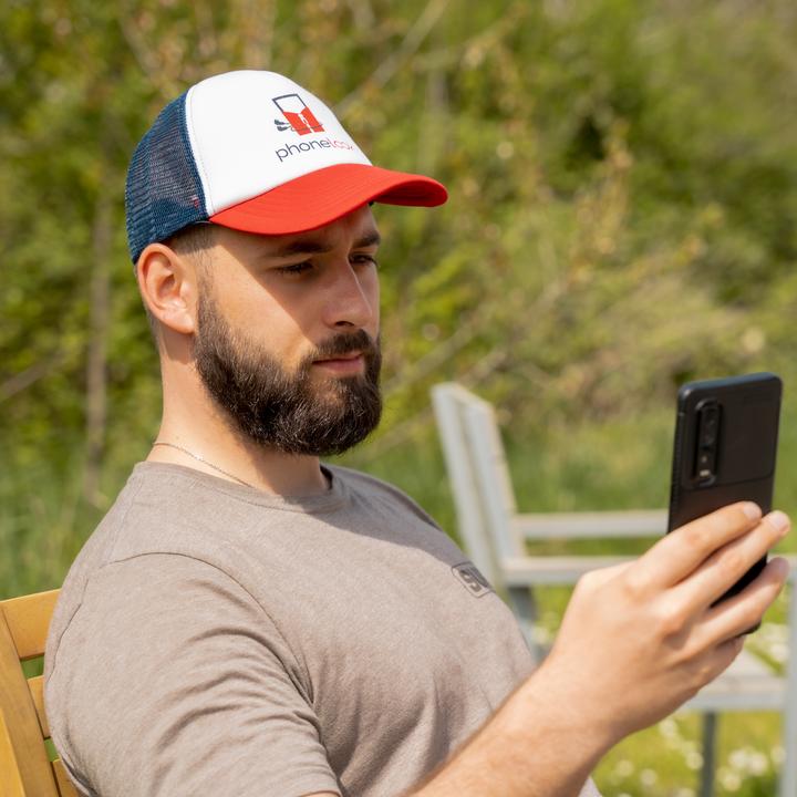 Actual product image PhoneLook Baseball Trucker Cap Casquette sportive unisexe à taille réglable