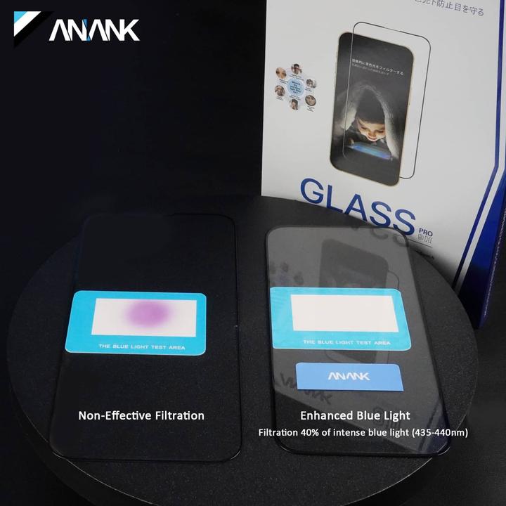 Produktbild Anank 2.5D Transparentes EyeSafe Edition - Anti-Blaulicht 3D Panzerglas für iPhone 11/Xr (1 Stück, Apple iPhone 11, Apple iPhone XR)