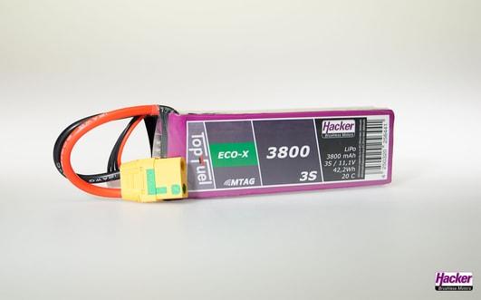 Produktbild Hacker LiPo Pack TF ECO-X 3800mAh 3S MTAG (11.10 V, 3800 mAh)