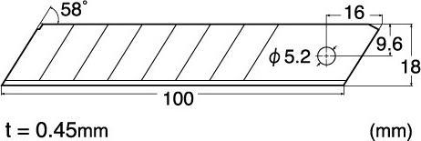 Produktbild OK-Line Ersatzklingen zu NT Cutter und Universalmesser Easy Evolution (Ersatzklinge)