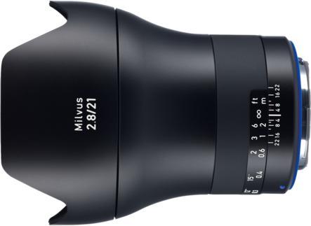 Image du produit Zeiss Milvus 2.8 / 21mm ZE Canon EF (Canon EF, Plein format)