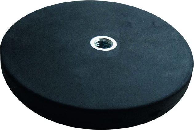 Produktbild Flachgreifermagnet Set 2-teilig mit Gewindebuchse flach Neodym (2 x)