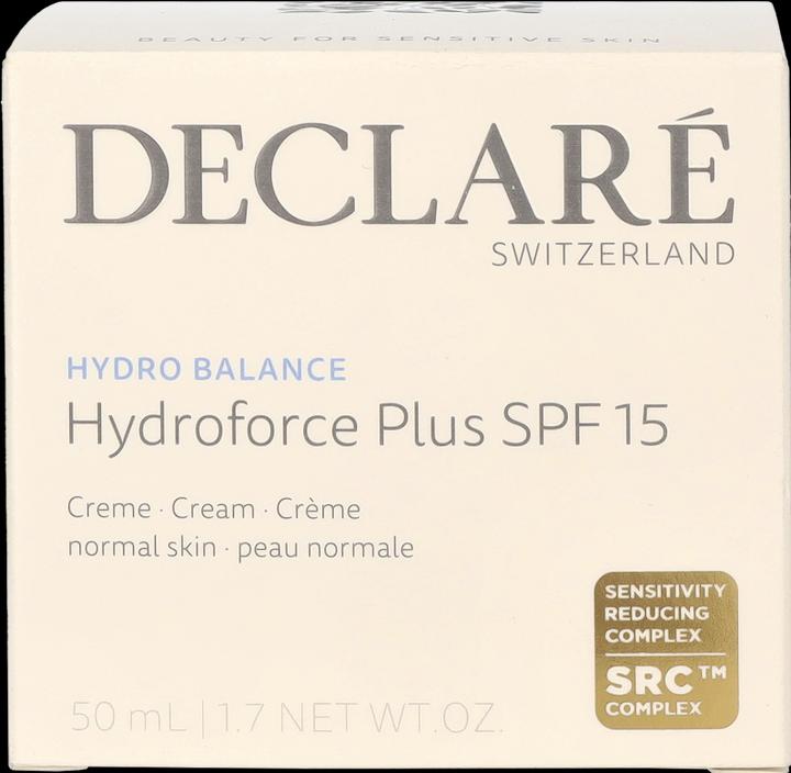 Actual product image Declaré Hydro Balance Hydroforce Plus SPF15 (50 ml, Day cream, SPF 15)