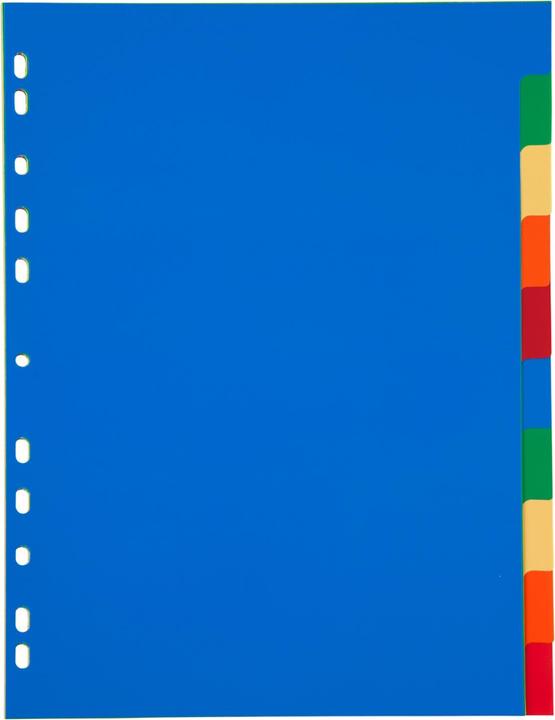 Idena Plastic index A4 10 parts 120µ