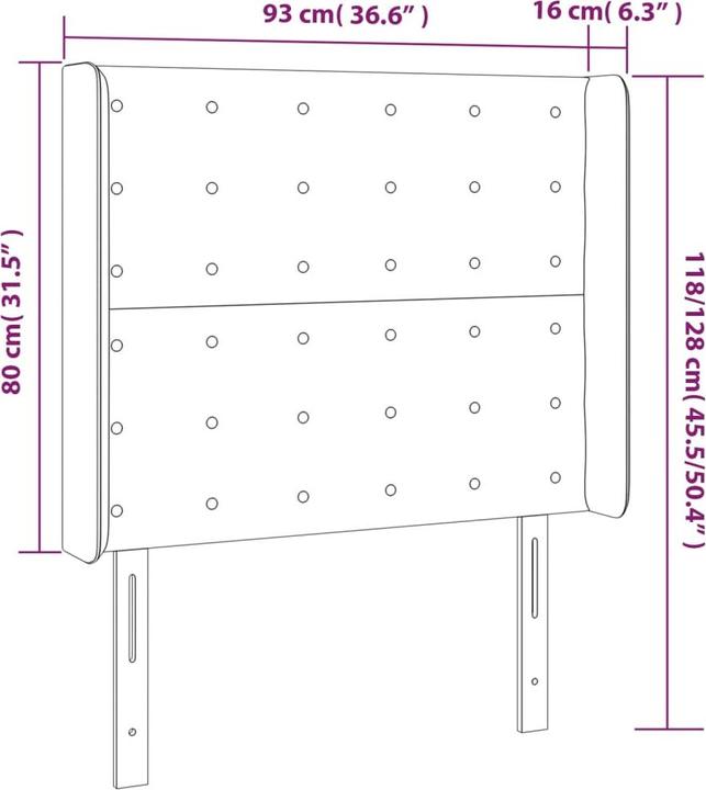 Produktbild VidaXL Farlie (93 x 16 x 128 cm)