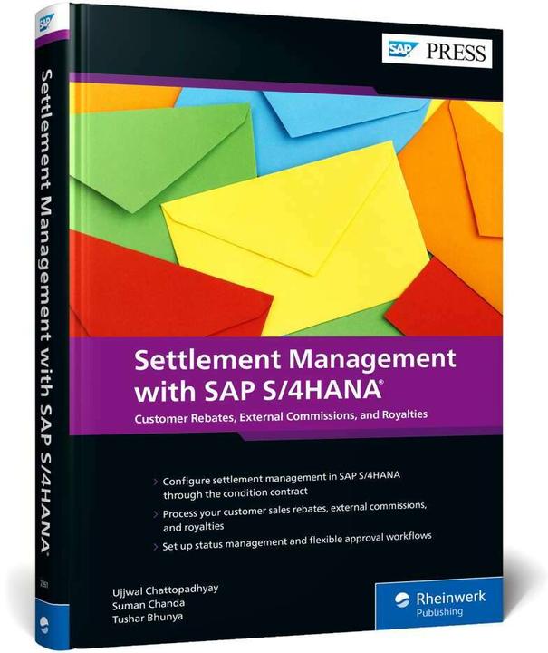 Produktbild Settlement Management with SAP S/4HANA (Englisch, Ujjwal Chattopadhyay, Suman Chanda, Tushar Bhunya, 2023)