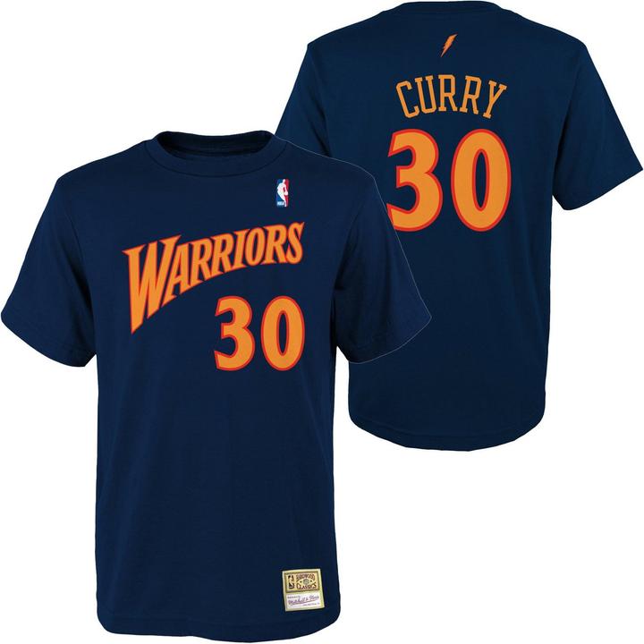 Image du produit Mitchell & Ness NBA Golden State Warriors Stephen Curry T-shirt Hardwood Classics Homme (M)