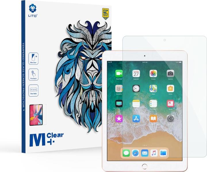 Image du produit Lito iPad Air 1/2, iPad 5/6, iPad Pro 9.7 Verre blindé - Transparent (1 pièce(s), IPad Pro 9.7, iPad Air 2, iPad Air, iPad 2018 (6e gén.), iPad 2017 (5e gène))