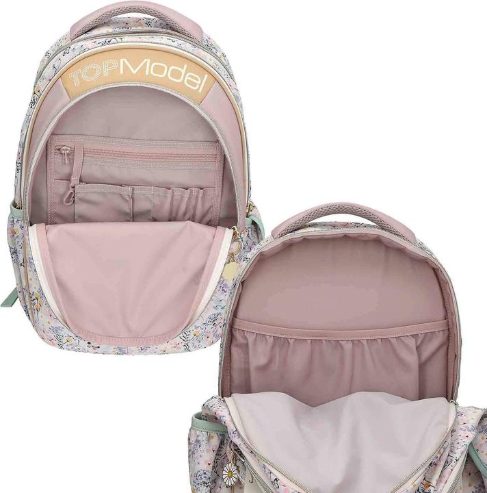 Immagine prodotto Top Model Topmodel - School Backpack SUMMER FEELING - Pastel Shades with Sage-Colored Details - 44x34x24 c... (19.60 l)