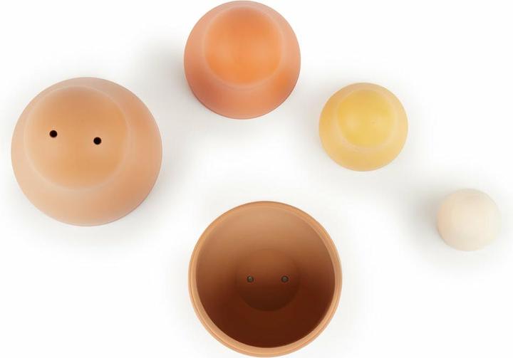 Image du produit Bieco Jouets à empiler Matriochkas en silicone Chocolate Bliss