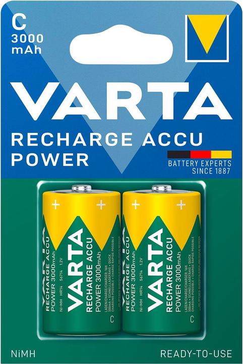 Image du produit Varta Recharge Accu Power (2 pcs, C, 3000 mAh)