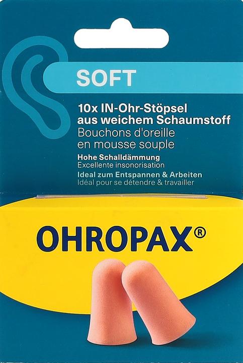 Produktbild Ohropax Soft Lärmschutz (10 x)