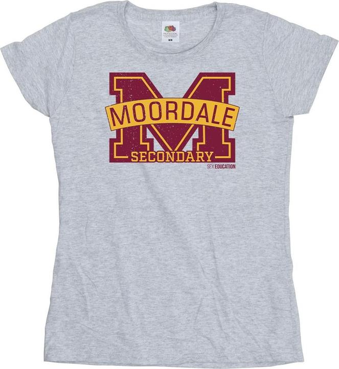 Netflix Sex Education Moordale Cracked M Logo 2 TShirt (XL)