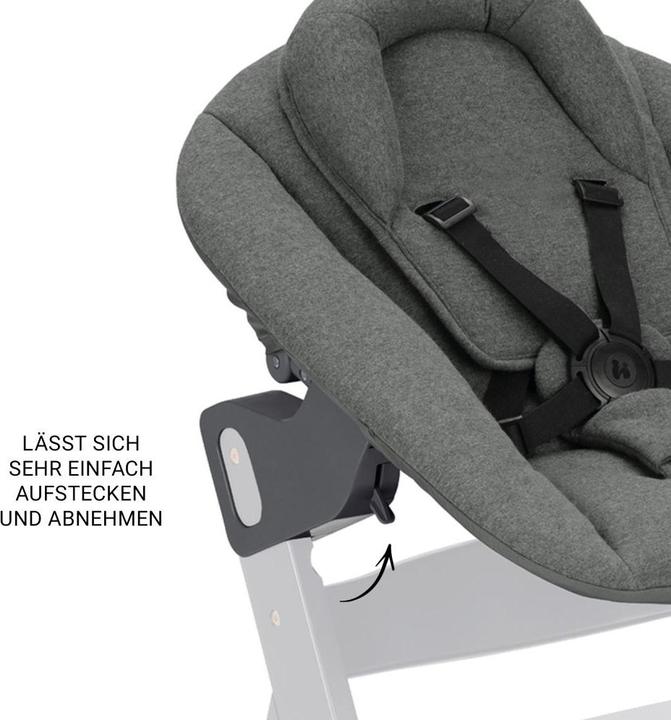 Actual product image Hauck Highchairs Beta Plus White 5-piece Newborn Set - Highchair + 2in1 (Highchair)