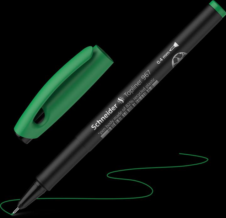 Produktbild Schneider Fineliner Topliner 967 (Grün, 1 x)