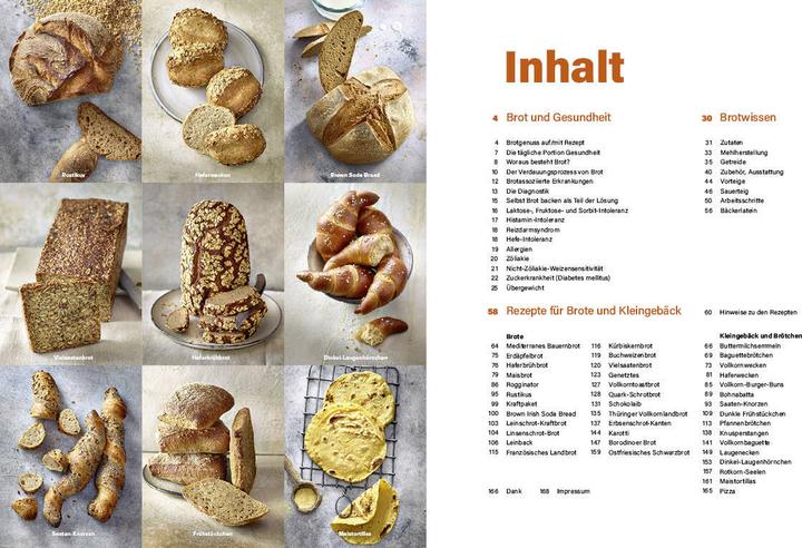 Produktbild Gesund und schlank mit Brot (Deutsch, Hubertus Schüler, Björn Hollensteiner, 2024)