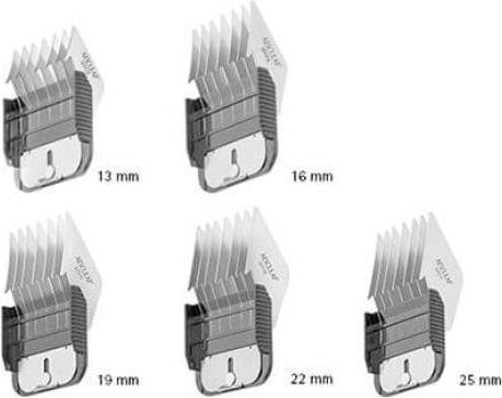 Productafbeelding Kerbl GT170 opzetkammenset voor GH700/GT736/GT748/GT710 Favorita scheerhoofd, 5 stuks (Hond)