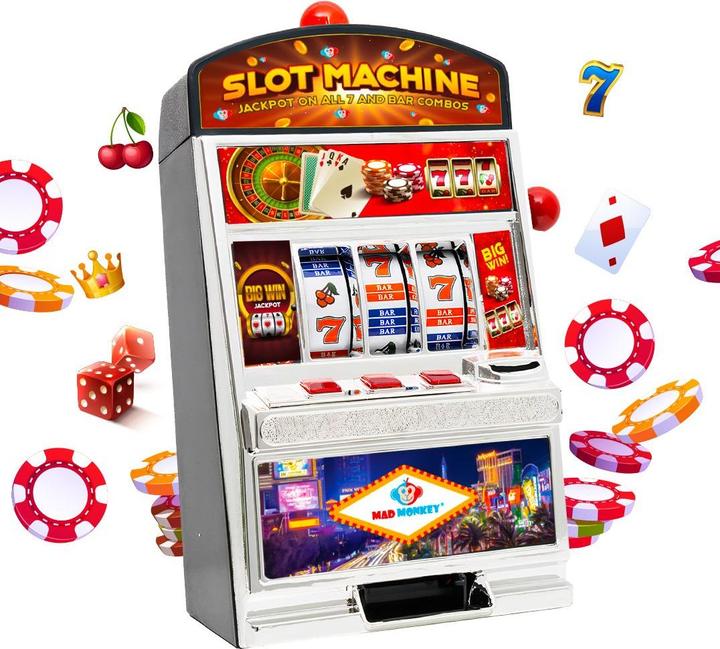 Image du produit Mad Monkey Machine à sous (20 x 38 cm)