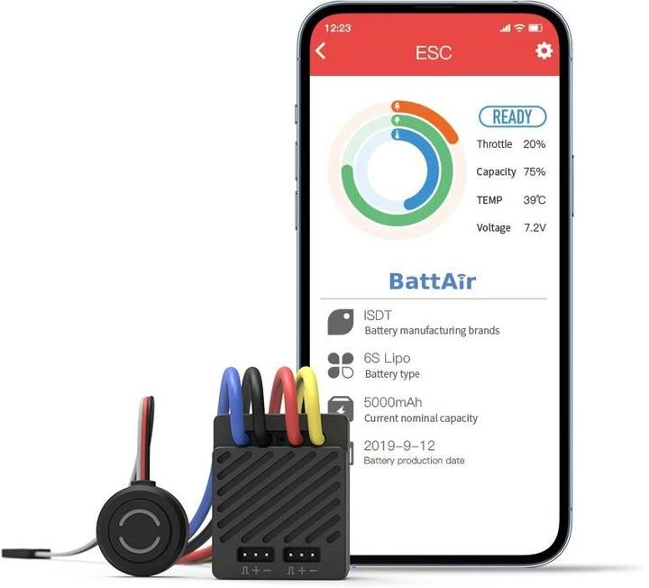 Produktbild Isdt Brushed Regler ESC70 mit Bluetooth