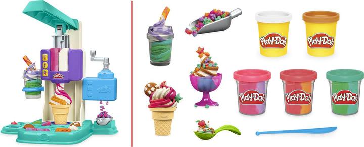 Actual product image Play-Doh Colourful Rainbow Ice Cream Maker