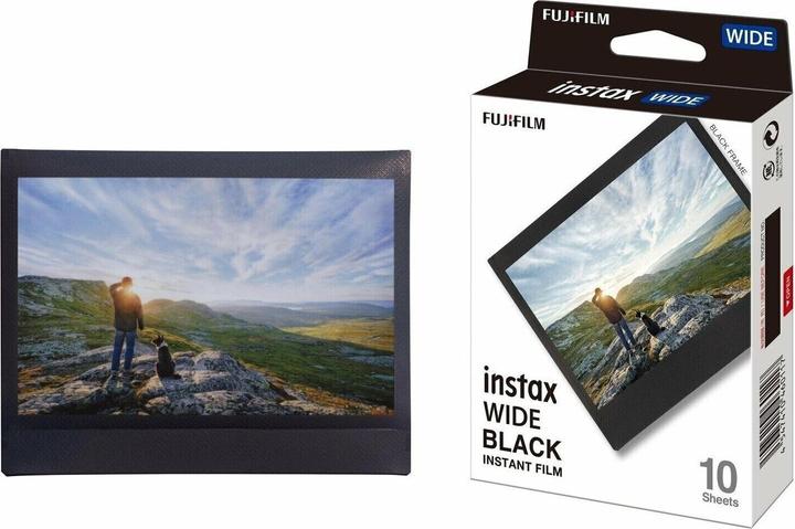 Actual product image Fujifilm - Instax Wide Films 1x10 Shots - Black Frame (Instax Square)
