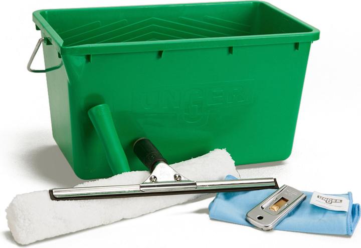 Produktbild Unger AKG16 PRO Window Cleaning 5in1 Complete Kit Glasset 5-teilig, Fenster putzen ohne Streifen wi (1 Stk.)