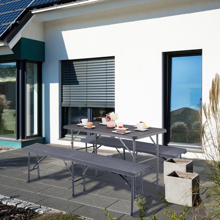 Actual product image Relaxdays Gartentisch (118 cm)