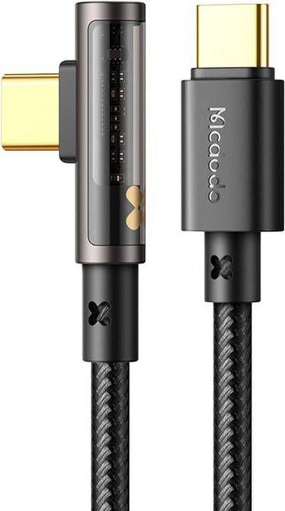Immagine prodotto Mcdodo CA-3401 Cavo da USB a USB-C Prism a 90 gradi, 100W, 1,8 m (nero) (1.80 m, 100 W)