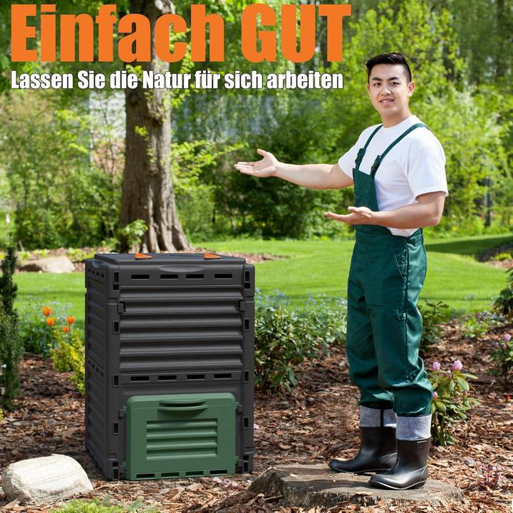 Produktbild BigDean Wetterfester Schnellkomposter (300 l)