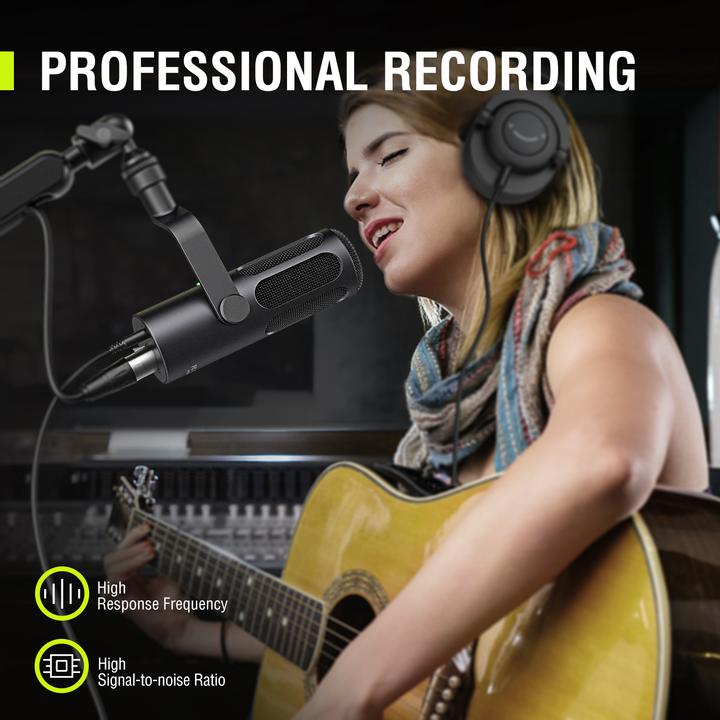Actual product image Fifine Tank3 Professional USB Microphone 3.5mm