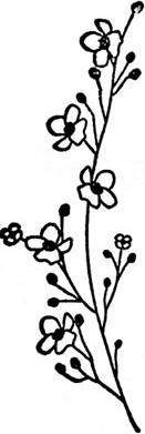 Produktbild Artoz Stempel Blumenzweig Holzstempel