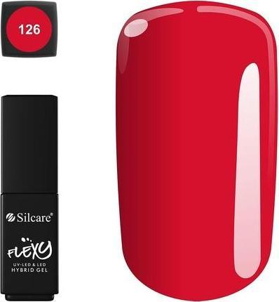 Produktbild Silcare Flexy Hybrid Gel Hybrid Lacquer 126 4.5G (Red)