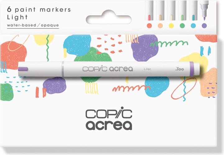 Produktbild Copic Marker acrea Set Light (Multicolor, 0.80 mm, 6 x)