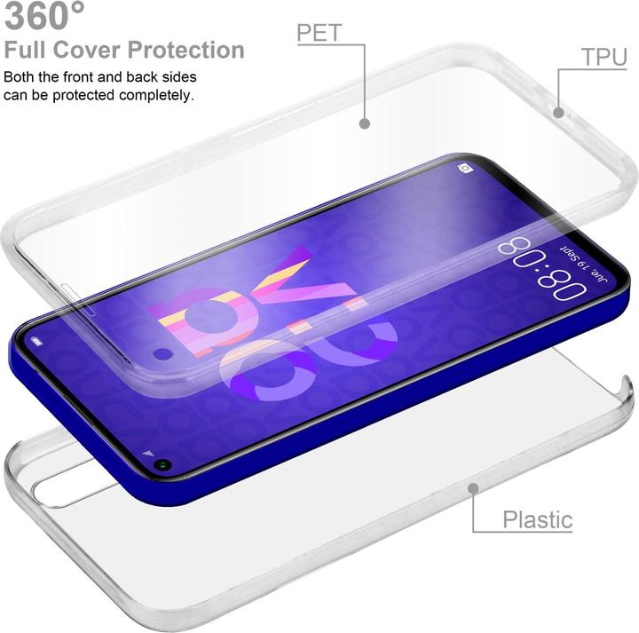 Image du produit Cadorabo Étui TPU 360 degrés Case (Huawei Nova 5T, Honneur 20, Taxe 20)