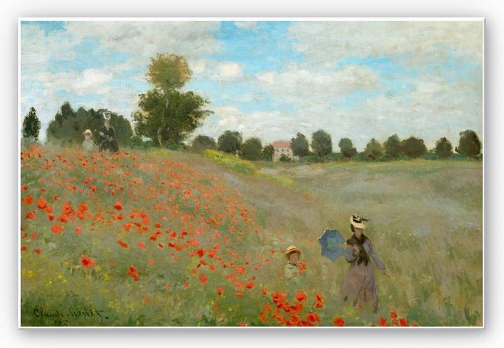 Produktbild Trenddeko Monet - Mohnfeld bei Argenteuil (30 x 20 cm)