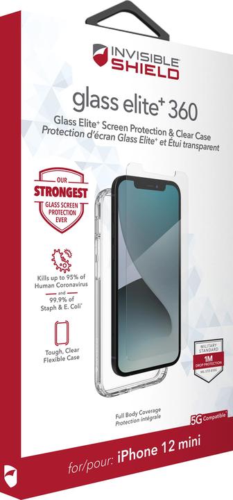 Immagine prodotto Zagg InvisibleShield Glass Elite+ 360 (Apple iPhone 12 mini)