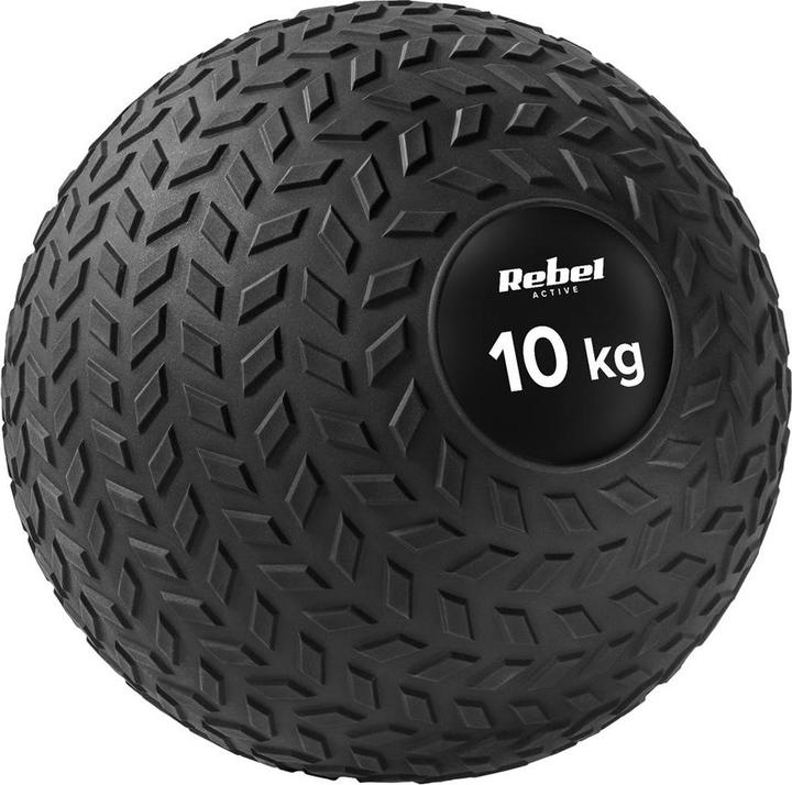 Produktbild Rebel Kleiner Rehabilitations-Medizinball Slam Ball 23cm 10kg ACTIVE (23 cm)