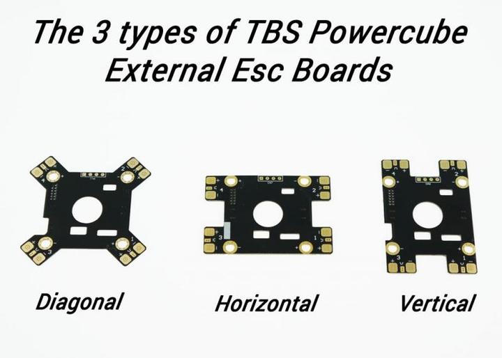 Produktbild Dronefactory TBS PowerCube Ext. ESC Board Vertical