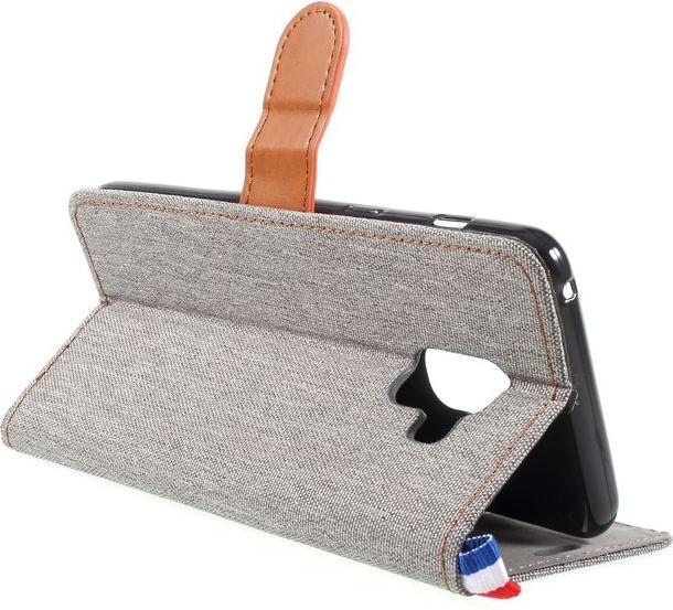 Produktbild MU Classic Leder/Stoff Hülle (Samsung Galaxy A8 (2018))