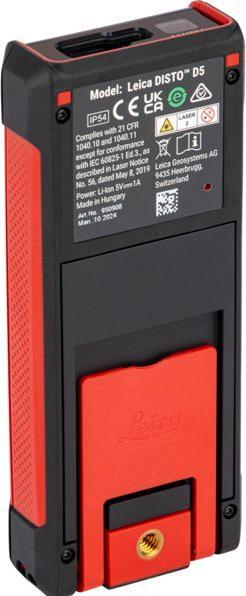 Produktbild Leica Geosystems DISTO D5 Package Laser-Entfernungsmesser (200 m, 635 nm)