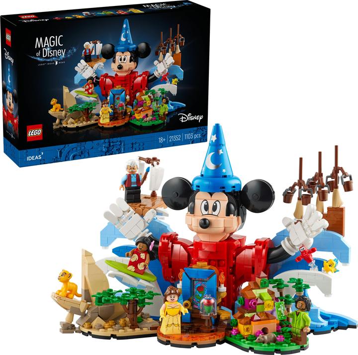 Image du produit LEGO Magie Disney (21352, LEGO Ideas, LEGO difficiles à trouver)