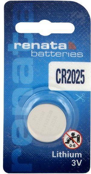 Produktbild Renata Lithium CR2025 (1 Stk., CR2025, 165 mAh)