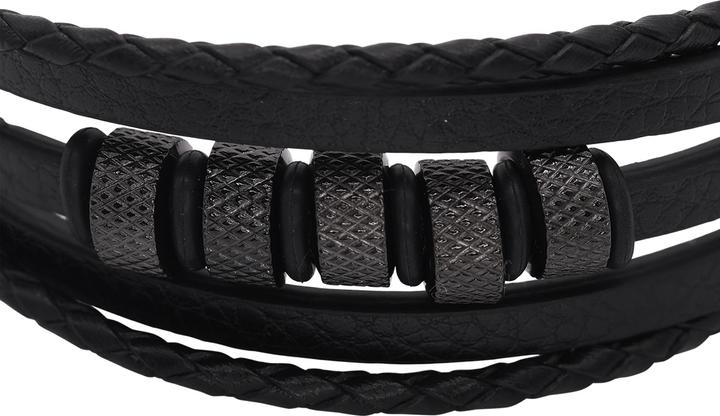 Immagine prodotto Heideman Bracciale in pelle Casper (100% pelle, 100% acciaio inossidabile)