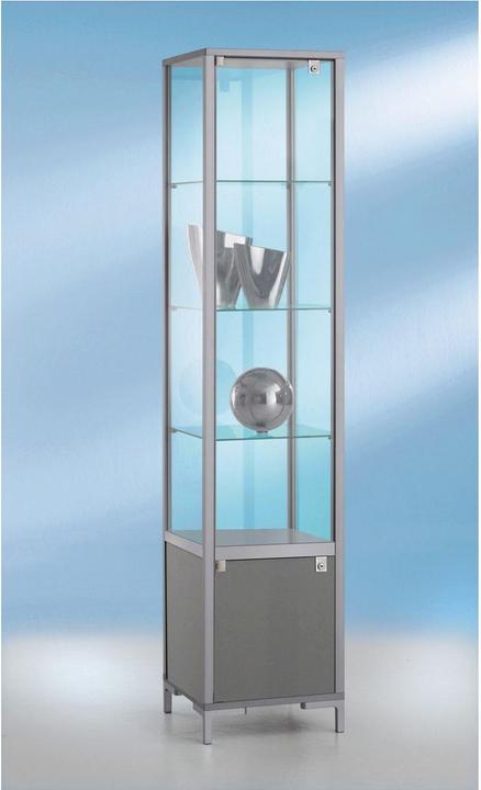 Produktbild kaiserkraft LINK Säulenvitrine (40 x 40 x 186 cm)