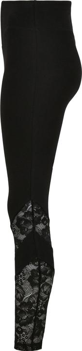Immagine prodotto Urban Classics Leggings donna a vita alta con inserto in pizzo (5XL)